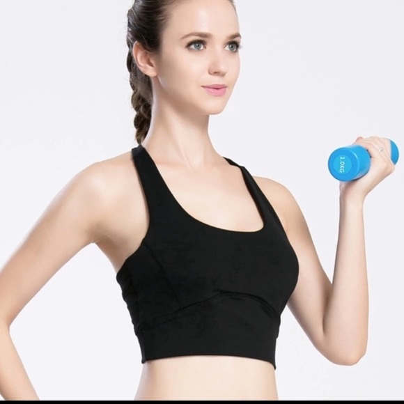 Activewear Sports Bra Crop Top Gym Exercise Yoga NEW - Picture 4 of 6